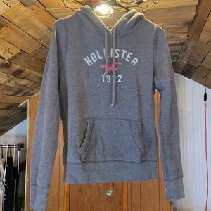 Hollister grey hoodie